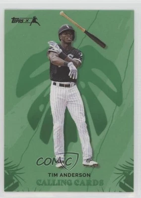 Tarjetas de llamadas Topps X Juan Soto 2022 verdes 2/75 Tim Anderson #60 Foto 1 de 3