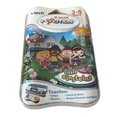 VTech V.Smile V.Motion Disney Little Einsteins Video Learning Cartridge New - Image 1 of 4