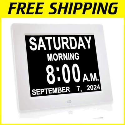 Dementia-Friendly Alarm Clock - Large Screen Display - Image 1 of 4