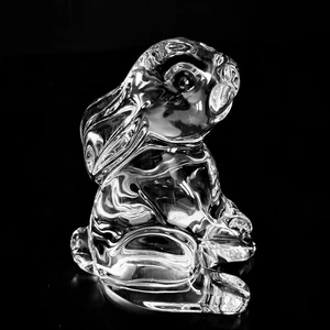 Waterford Crystal Bunny Rabbit Third 3rd Edition Figurine 3 1/2" Mint Condition - Picture 1 of 4