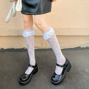 Mesh Lolita Jk Socks Sweet Mid Length Socks New Thin Socks - Picture 1 of 15