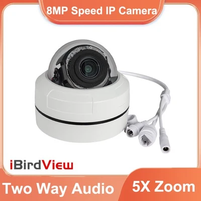 IBirdView iB-2H5X-IS 8MP 5x Optical Zoom 2-way Audio IR Speed Dome PTZ Camera - Image 1 of 4