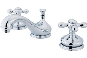 Kingston Brass Heritage 1,2 GPM Rubinetto Bagno Diffuso, Cromo Lucido - Foto 1 di 8