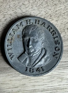 William H. Harrison 1841 Commemorative Presidential Medallion (Rare) - Picture 1 of 2