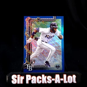 2025 Topps Holiday Blue Glitter Refractor Chandler Simpson Rookie H38 - Imagen 1 de 2