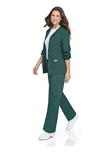 NEW LANDAU SCRUBZONE WOMEN'S WARMUP JACKET NURSING UNIFORM #75221 - Picture 1 of 3