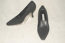 COUP DETAT STUDIO Pumps Heels Shoes Black Nubuck Leather Classy Sz 9.5 M * G-VG