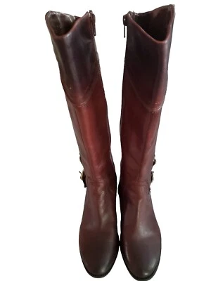 Alex Marie Riding Boots Womens Size 7.5M Full Zip Leather Browns - Image 1 of 4