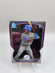 Bowman Draft Chrome 2023 Kendall George 1° Bowman Cromo - Foto 1 di 2