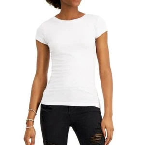 T-shirt Aveto Juniors manica ad aletta in bianco brillante, taglia media - Foto 1 di 1