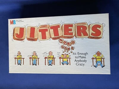 Vintage 1986 Jitters Word Game From Milton Bradley, 100% Complete - Image 1 of 4