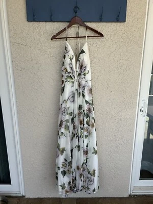 Vestido floral para graduación/boda/ocasión formal (Faviana talla 8) Foto 1 de 4