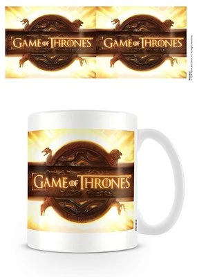 PYRAMID INTERNATIONAL GAME OF THRONES OPENING LOGO MUG NEW GIFT BOXED 100 % OFFICIAL MERCHANDISE