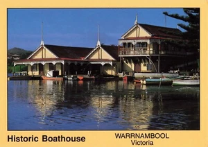 Postcard Historic Boathouse on Hopkins River Warrnambool Victoria - Imagen 1 de 2