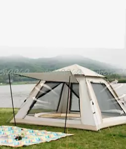 Tienda de campaña de senderismo para 5-8 personas impermeable automática al aire libre instantánea tienda emergente - Imagen 1 de 7