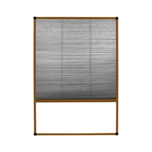 B-WARE Fliegengitter Insektenschutz Dachfenster Plissee Alurahmen 80 x 160 braun - Bild 1 von 4