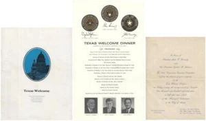 1963 - President Kennedy's 22 November 1963 Texas Dinner that Never Happened - Picture 1 of 1