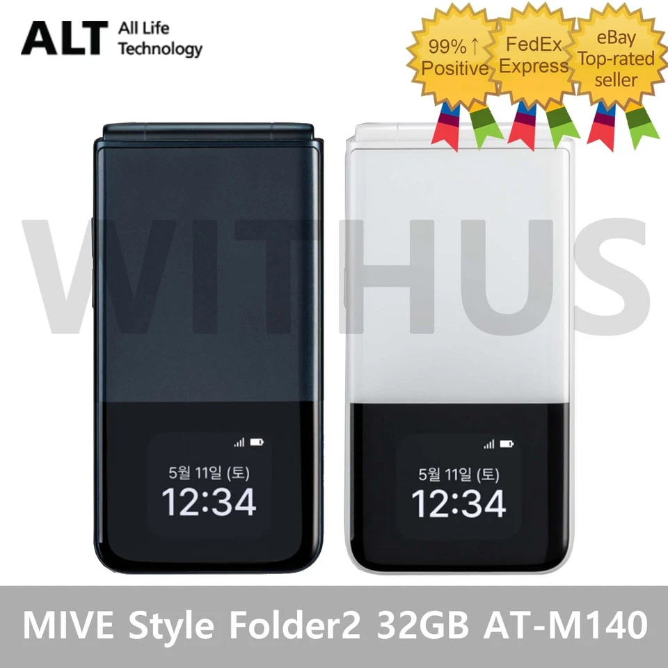 ALT MIVE Style Folder 2 32GB AT-M140 LTE/3G - Black/White= - Image 1 of 3