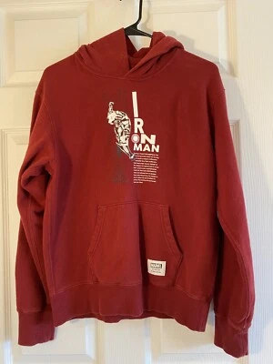 Uniqlo Marvel Comics Ironman Sudadera con Capucha Pull Over Chaqueta Talla Xs Foto 1 de 4