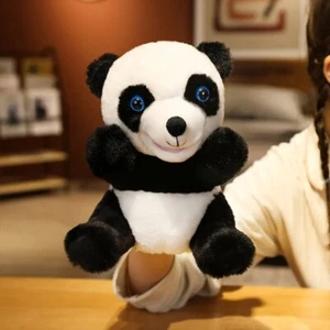 Panda 10 Inch Hand Puppet Stuffed Animal Plush Toys Children Party Supplies - Picture 1 of 1