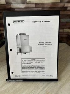 Service Manual for Hobart Utensil Washer, Model UTW-28 - Picture 1 of 3