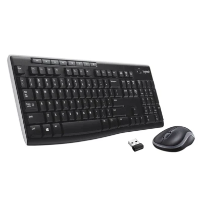 Logitech MK270 Wireless Keyboard+Mouse Combo Kit Compact USB Receiver Laptop AU - image 1 of 4
