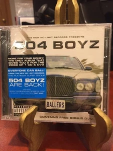 504 BOYZ - BALLERS [PA] (CD + BONUS DVD, 2002) Mfg. Sealed - Picture 1 of 3