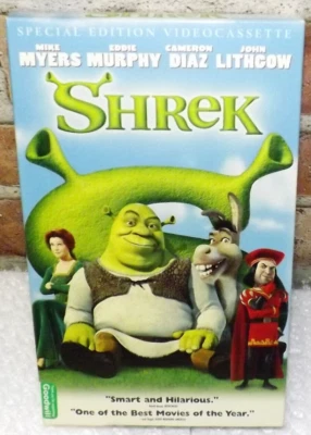 Shrek Special Edition VHS 2001 Big Box Eddie Murphy Cameron Diaz Mike Myers - Image 1 of 4