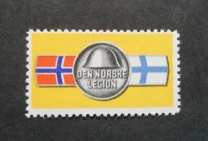 GERMANY,GERMANIA 1941 REICH Norvegia /Norway Norge Legion Vignetta  MNH** - Imagen 1 de 2