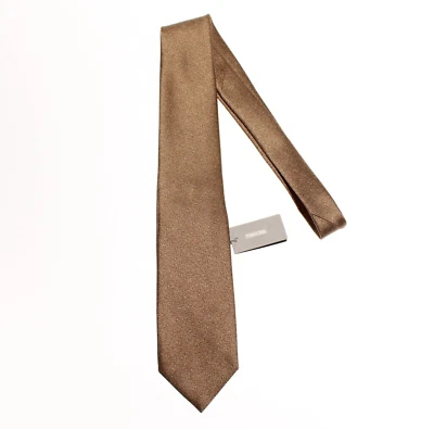 Tom Ford NWT Neck Tie in Brown/Copper Melange 100% Silk Made in Italy - Image 1 of 4