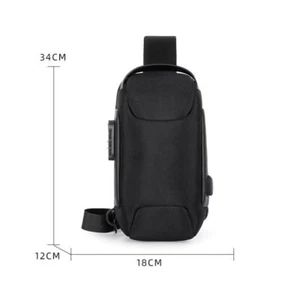 Neu Brusttasche Unisex Umhängetasche Schultertasche Freizeit Sport Crossbody - Bild 1 von 16