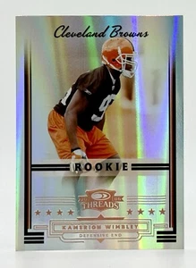 2006 Donruss Threads Century Bronze #185 Kamerion Wimbley RC 232/250 Browns - Picture 1 of 2