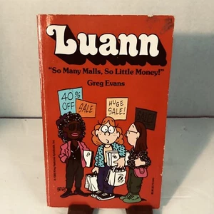 Luann: So Many Malls, So Little Money 1990 Greg Evans Paperback - Picture 1 of 3