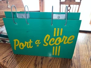 Port A Score Vintage Scoreboard Home And Guest Manual Scorekeeper Flickertail - Picture 1 of 17