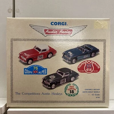 Corgi Toys 97730 The competitions Austin Healeys Gift Set in mint condition - Bild 1 von 4