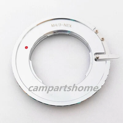 M4/3-NEX Micro Four Thirds 4/3 Lens to Sony E Mount Adapter NEX-5 7 A7 A7R A6300 - Image 1 of 3