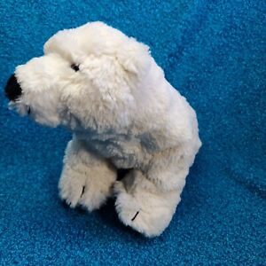 Melissa & Doug Creamy White  Polar Bear, 13", Plush Stuffed Toy