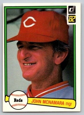 1982 Donruss - #526 John McNamara - Image 1 of 2
