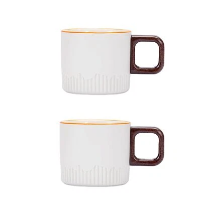 Espresso Cups Set of 2 2 oz Ceramic Espresso Cups Demitasse Cups for Tea or C... - Image 1 of 4