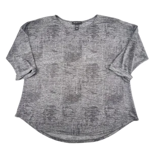 Blusa International Concepts 2X Fin de Semana Elegante Cortina Calce Relajado Top Metálico - Imagen 1 de 8