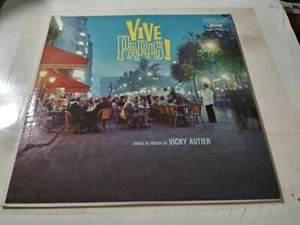 Vicky Autier – Vive Paris! VG++ Original Mono Capitol T-10245 LP Record 1959 POP - Imagen 1 de 4