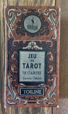 Juego de Tarot 78 Cartas Garza Lavables Cellulak Toiline 78 Cartas del Tarot Francés Foto 1 de 4