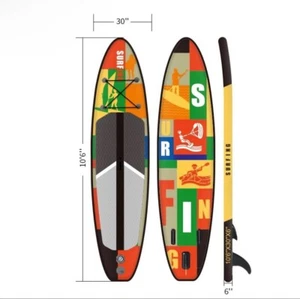Stand Up Paddle Board Colors Of Joy Brand New Inflatable 10'6" Drop Stich - Picture 1 of 6