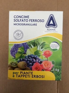 Concime Solfato Ferroso - Microgranulare - Adama - Conf. 1Kg - Foto 1 di 4