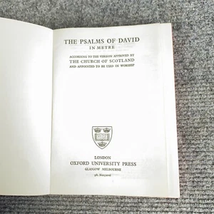 The Psalms & Church Hymnary Revised Pocket Oxford Edition Softcover Christianity - Bild 1 von 11