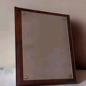 11"x13" Wooden Diploma/Certificate Rectangle Plaque 8"x11" Award Paper Magnetic - Picture 1 of 9