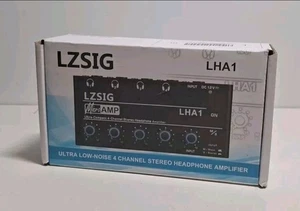 Amplificador de Auriculares LZSIG Divisor de Auriculares 4 Canales Auriculares Estéreo Multi - Imagen 1 de 3
