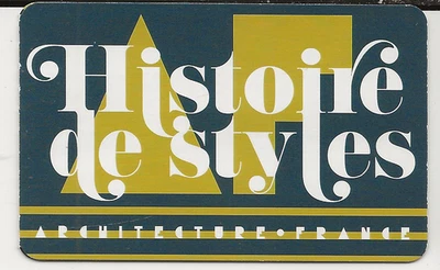 France 2019 Booklet 12 Stamps, Hisory of Style, Architecture in France, MNH - Image 1 of 2