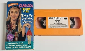 Nickelodeon Clarissa Explains it all Take my Brother Please - VHS - Imagen 1 de 12