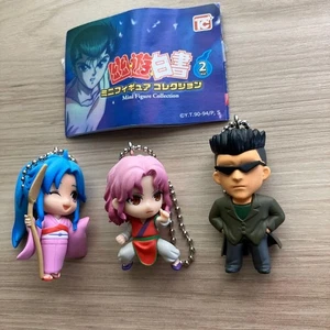 Yu yu hakusho figure key chain set 3 set Toguro Genkai Botan anime Japan m657 - Picture 1 of 8